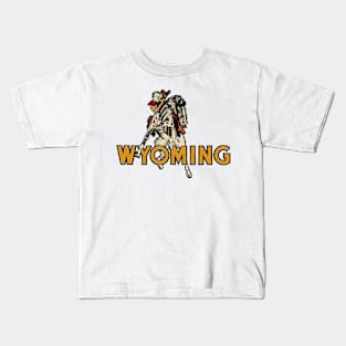 Wyoming Decal Kids T-Shirt